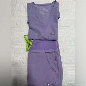 Figs - Lavender Dew Scrub Set